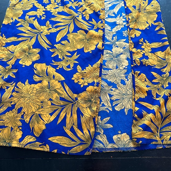 PRETTY LITTLE THING Women’s Size 10 Tropical Print Batwing Sleeve Maxi Dress - Picture 6 of 12